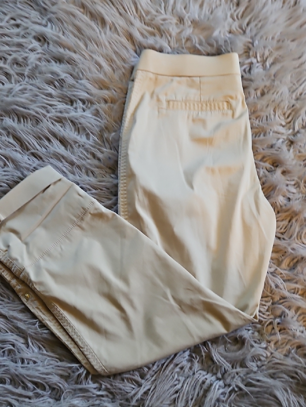 Chico's Beige Crop Slim Pants